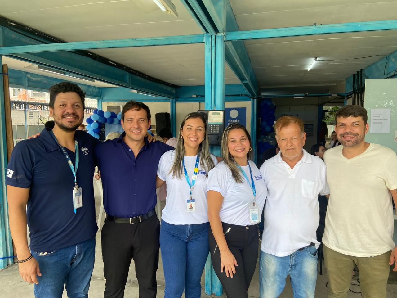 Thauan com equipe