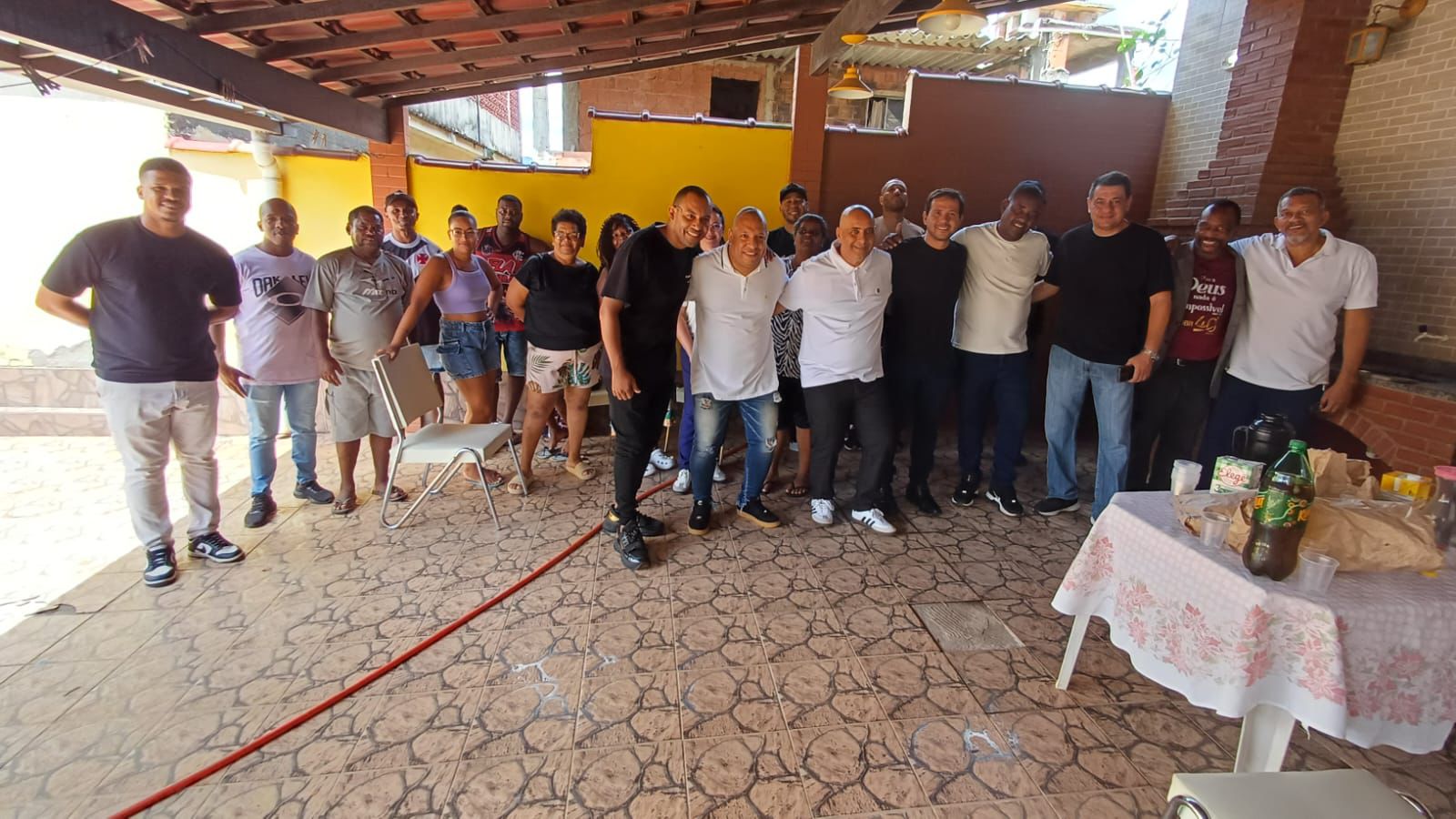 Thauan com a comunidade